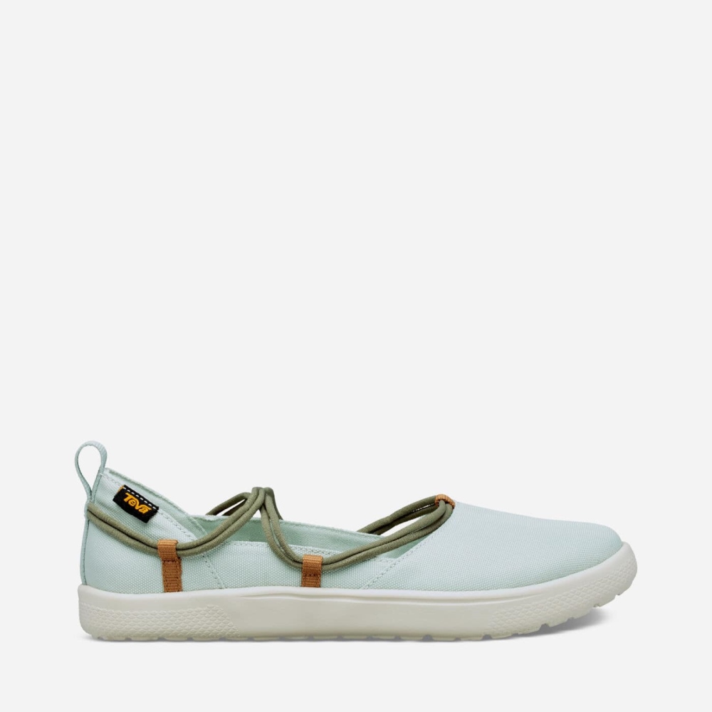 Teva Voya Infinity MJ - Women's Teva Slip Ons - Mint / Olive | India (EVFZ83157)